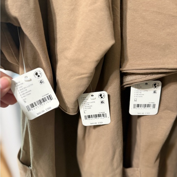 FP Movement by Free People Hot Shot Tee Romper Mocha Latte Tan - Picture 8 of 9